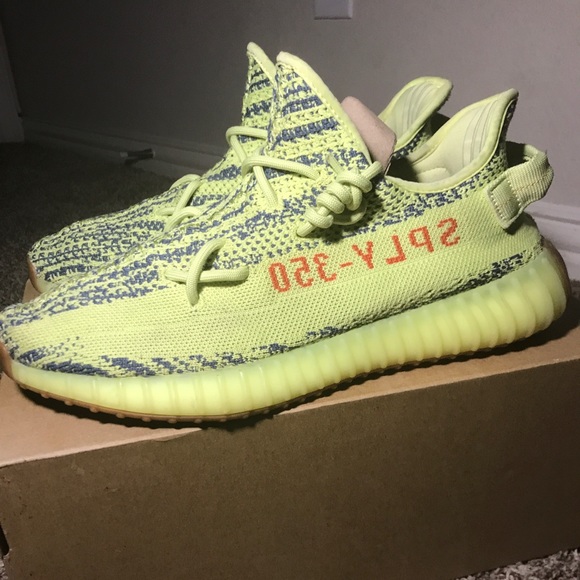 ADIDAS YEEZY BOOST 350 V2 SEMI FROZEN YELLOW main image 7